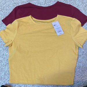 Bundle of two wild fable size Medium Baby tees